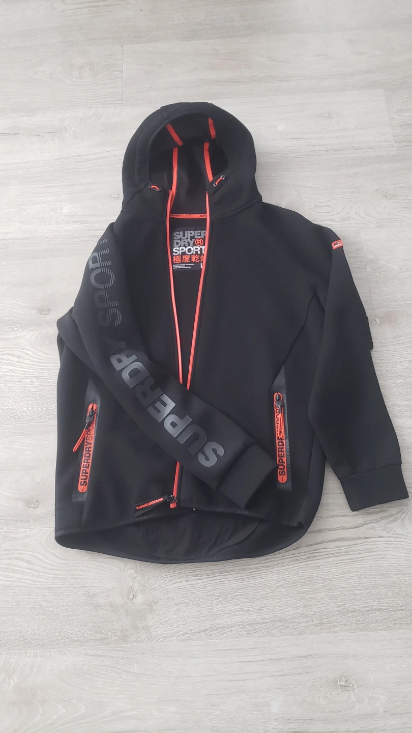 Superdry Sport Black Hoodie