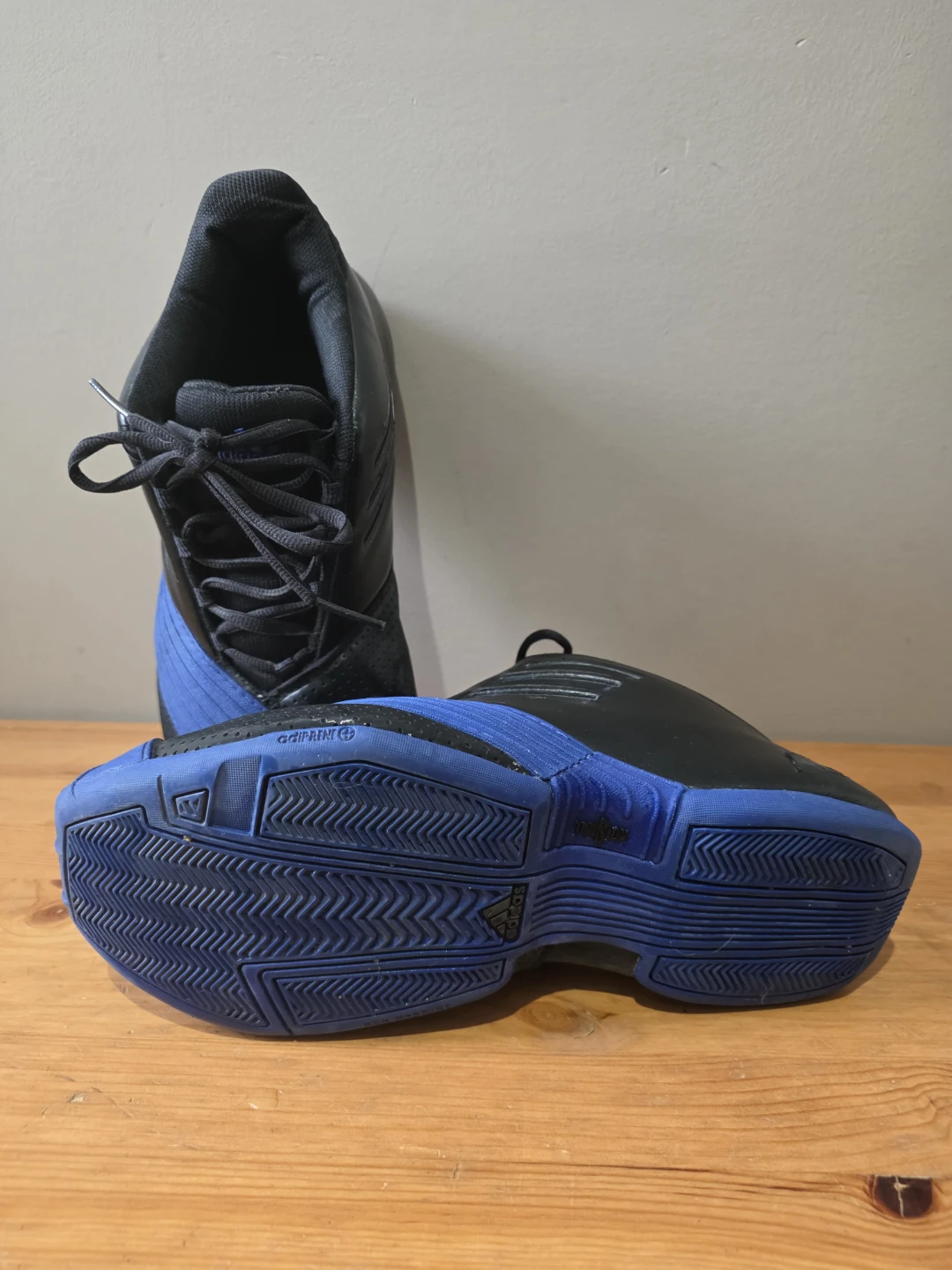Adidas T-Mac 1 Black/Royal Blue Shoes - photo 3