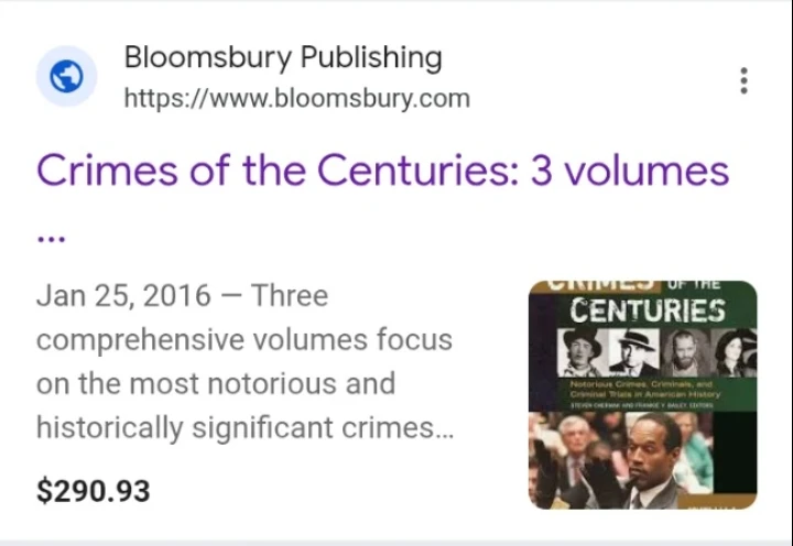 Crimes of the Centuries: 3 Volumes [3 Volumes] Book - photo 3