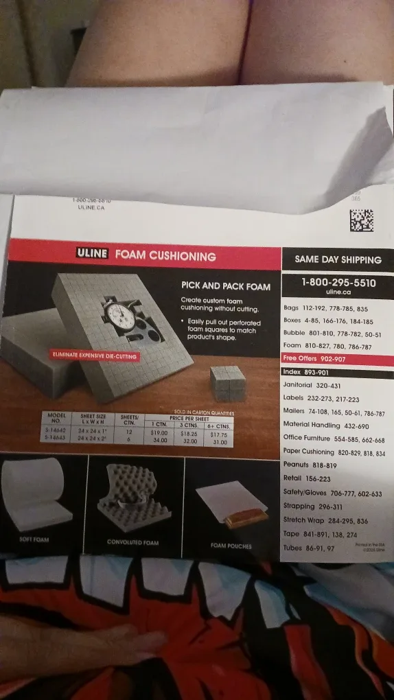 Uline.. Ordering Cataloge image indicator(8)