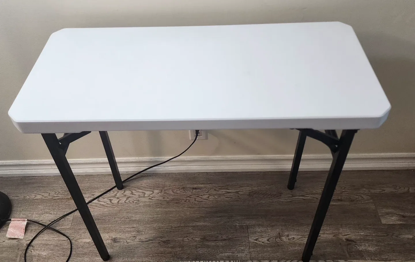 Star Elite Adjustable/ Folding Table - White