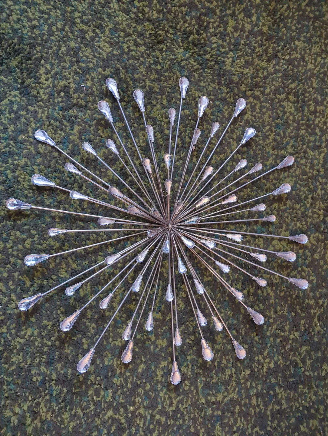 Metal Starburst Wall Decor