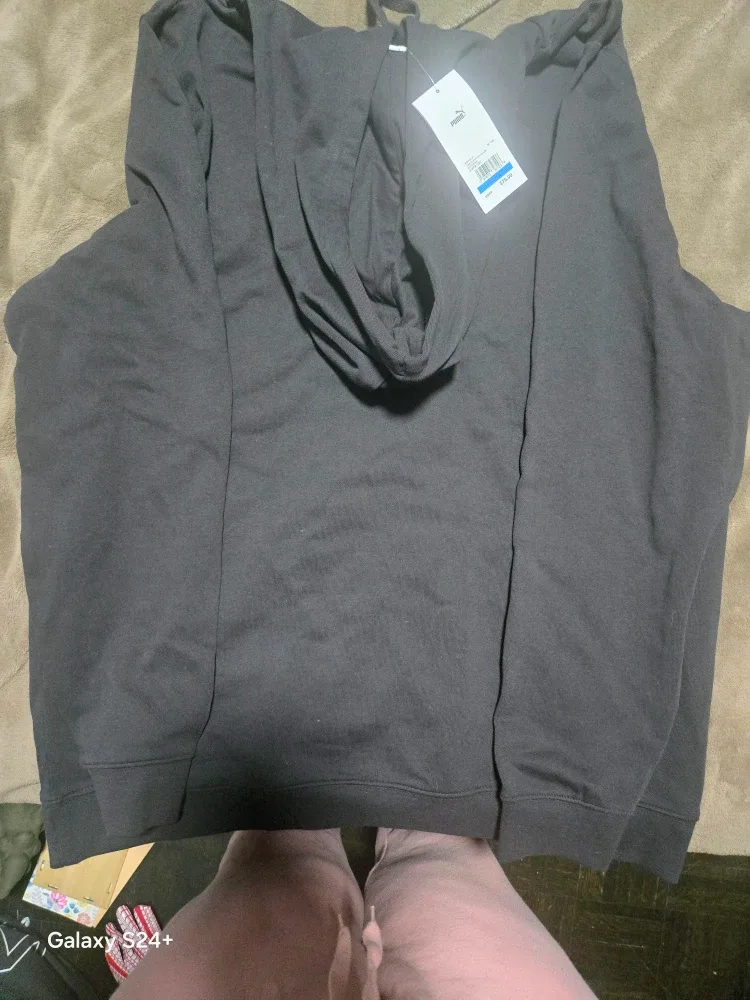 New Puma Essentials Fleece Hoodie - Size XL