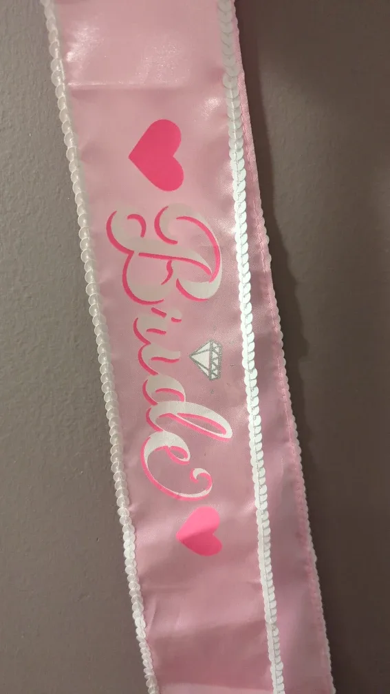 Bride To Be Party Kit - Tiara, Sash, Beverage Holder #Cleanout image indicator(4)
