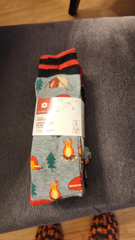 Outbound Crew Socks 5-Pack (Size 7-12)
