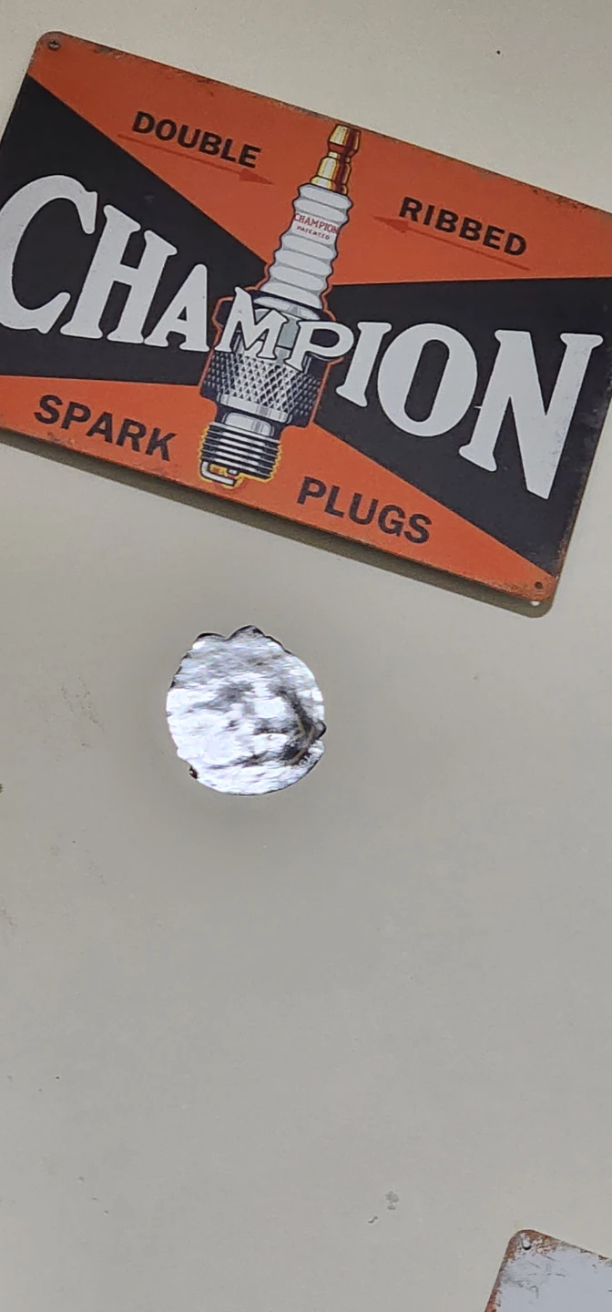 Champion Spark Plugs Metal Sign - photo 2
