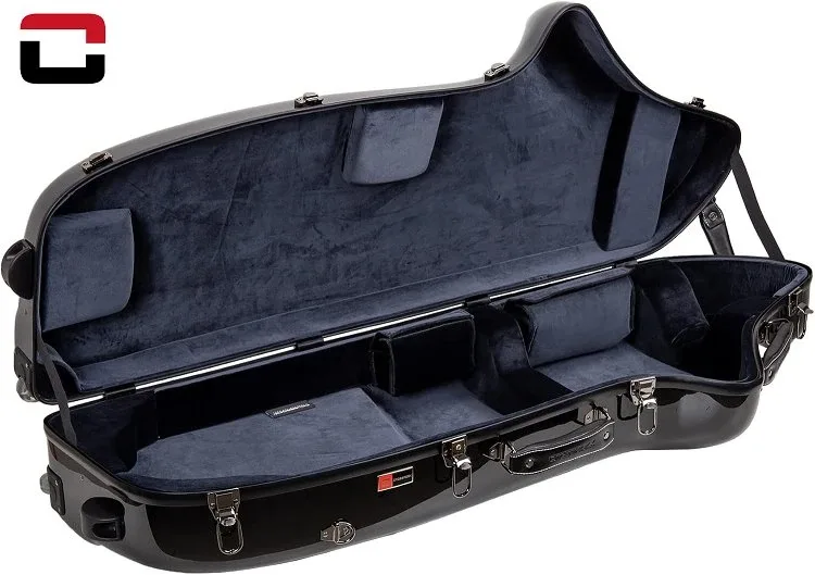 Crossrock CRF1020BS-BK Fiberglass Baritone Saxophone Case