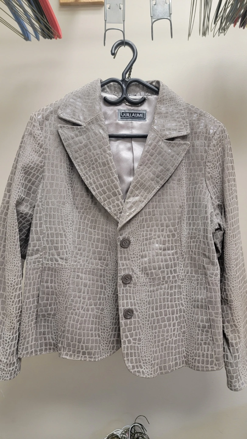 Guillaume Croc-Embossed Blazer - photo 2