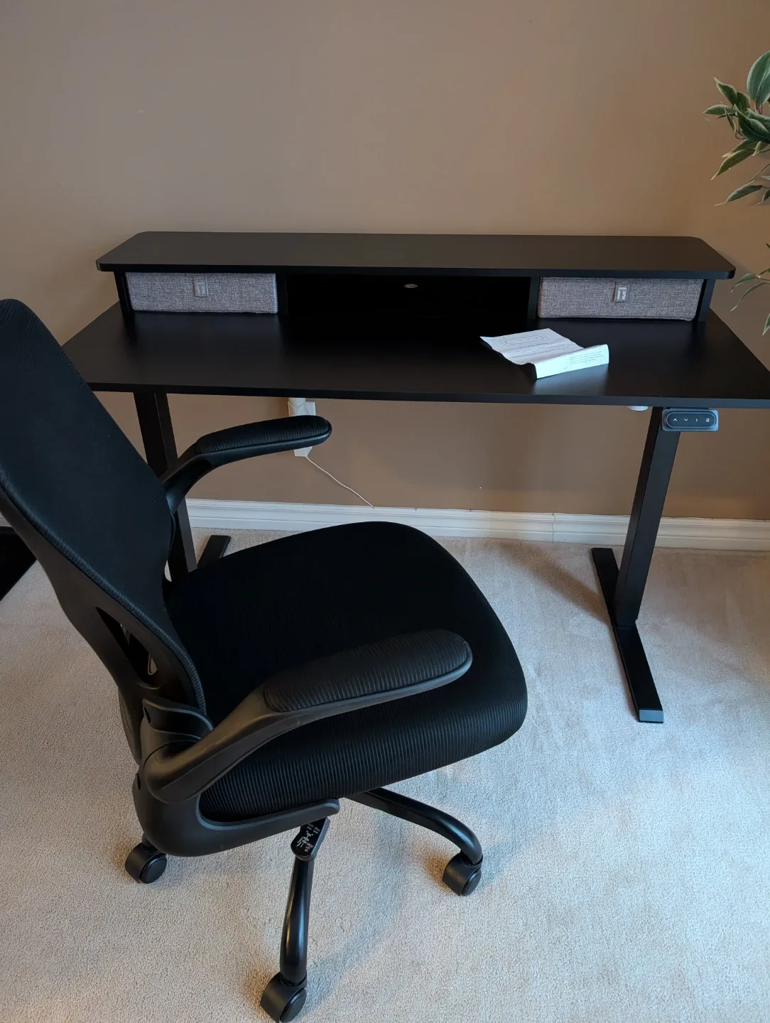 Standing Desk with office chair