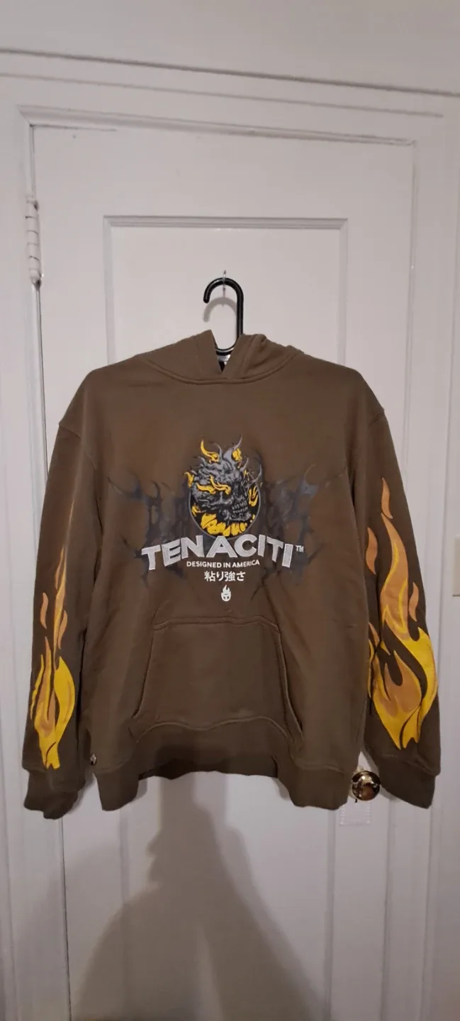 Tenaciti Brown Graphic Hoodie