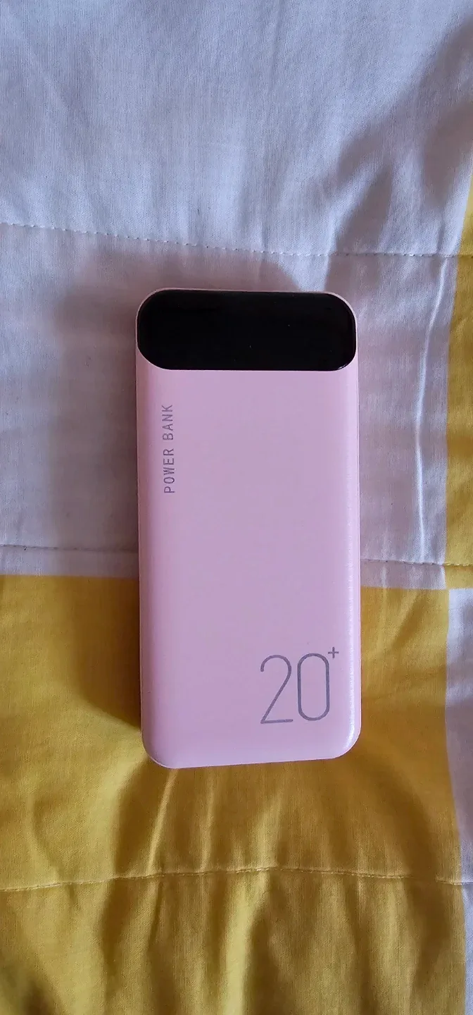 Pink 20000mAh Power Bank