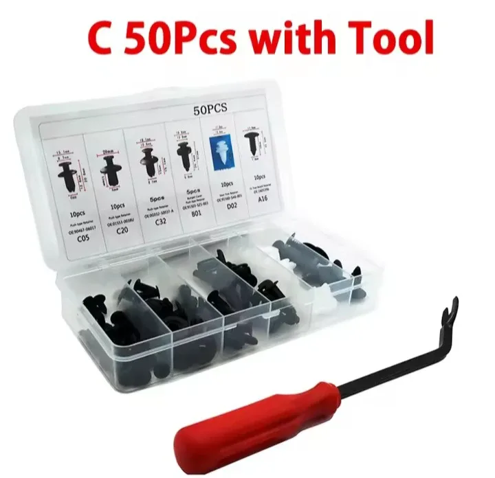 Besper Car Retainer Clips & Tool Kit