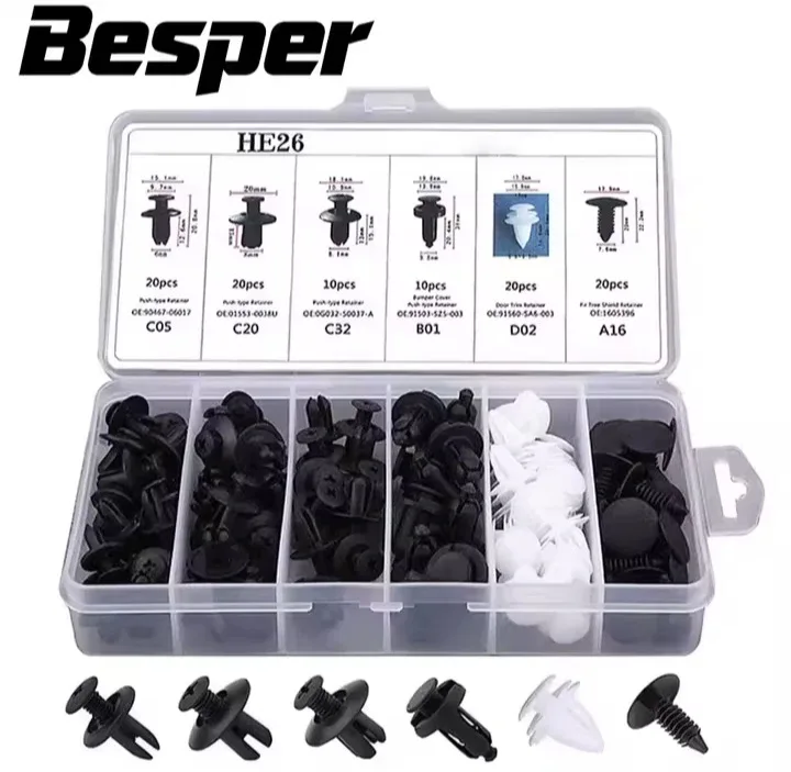 Besper Car Retainer Clips & Tool Kit image indicator(5)