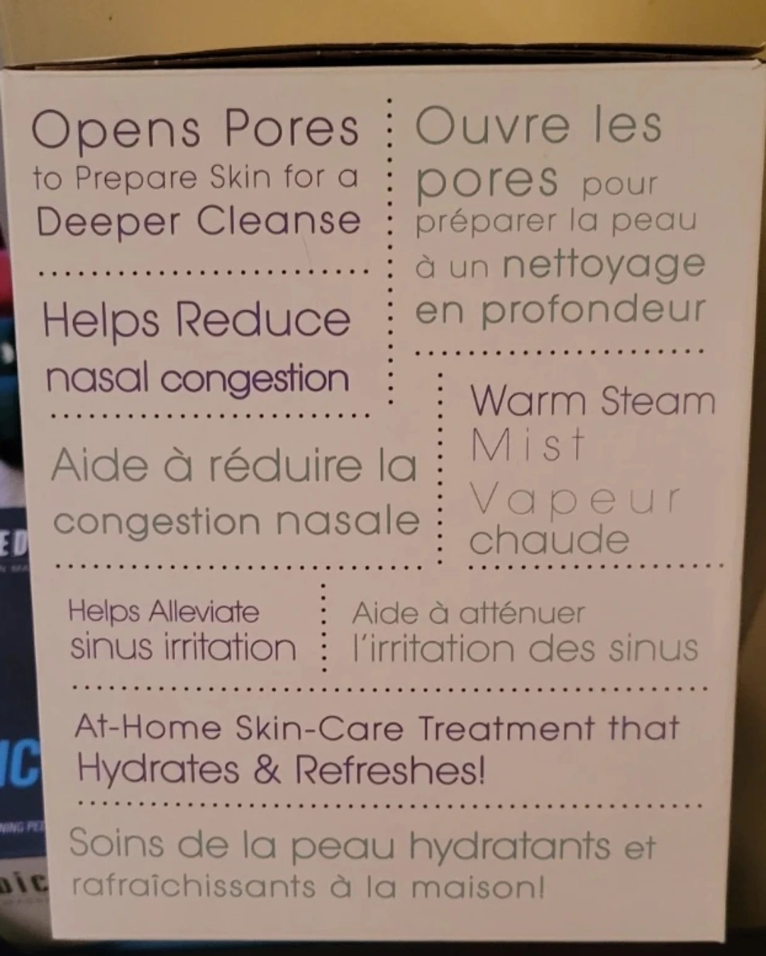 New Conair True Glow Warm Steam Moisturizing Facial Sauna - photo 4