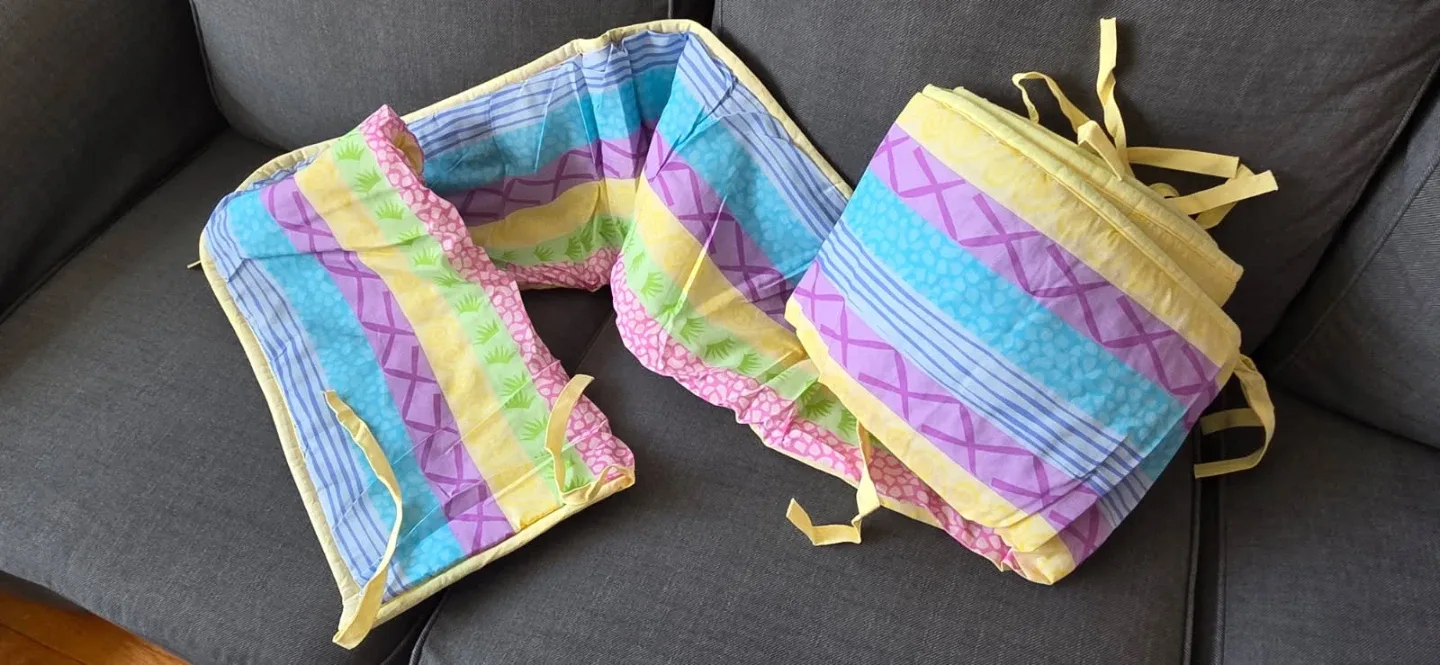 Baby Crib Bumper Pad #Cleanout