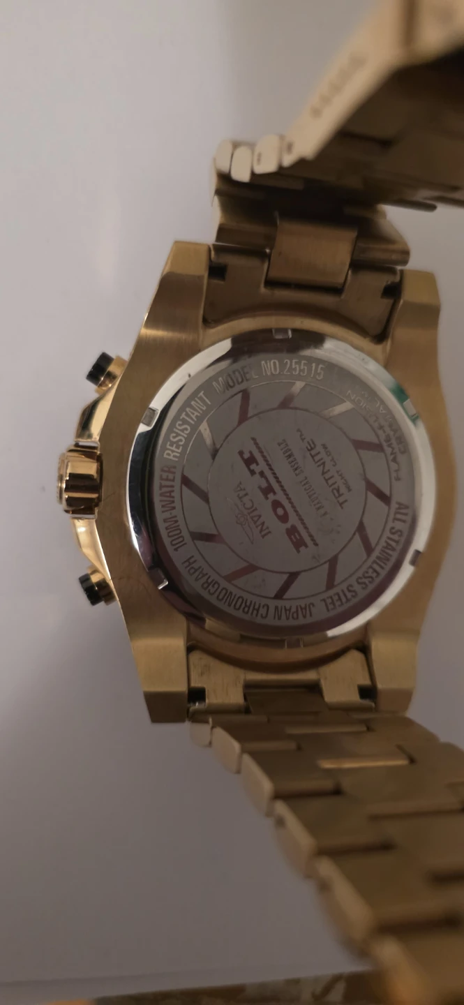Invicta Bolt 25515 Gold Men's Watch - photo 3