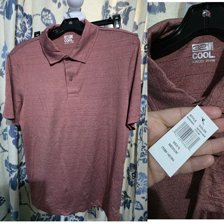 32 Degrees Cool Men's Polo Shirt - Medium