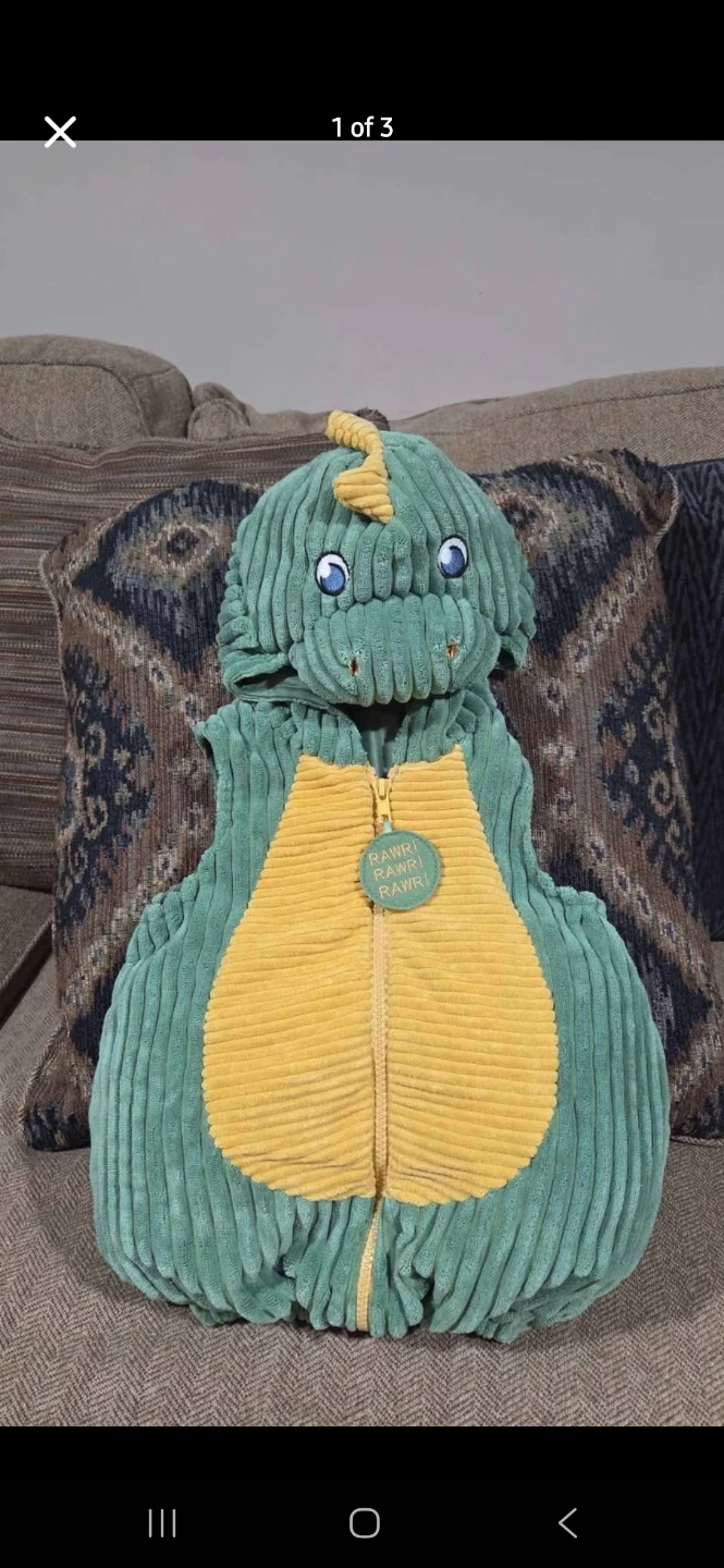 Going Wild Dinosaur Costume - Size 12M