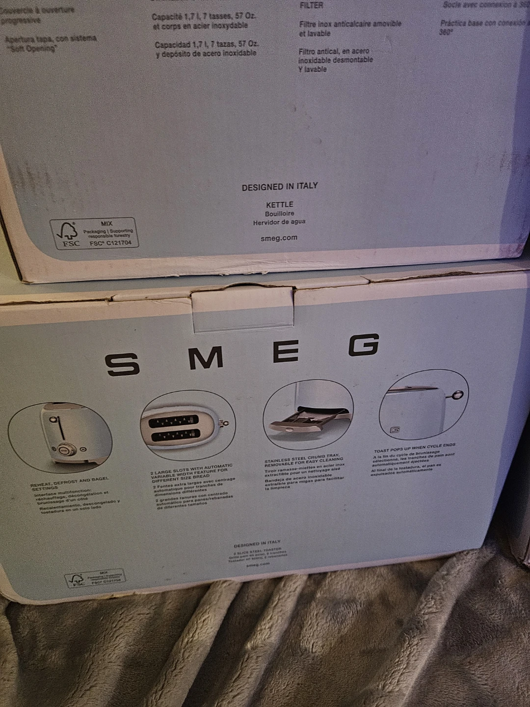 New Smeg Kettle, Toaster, & Coffee Maker - photo 4