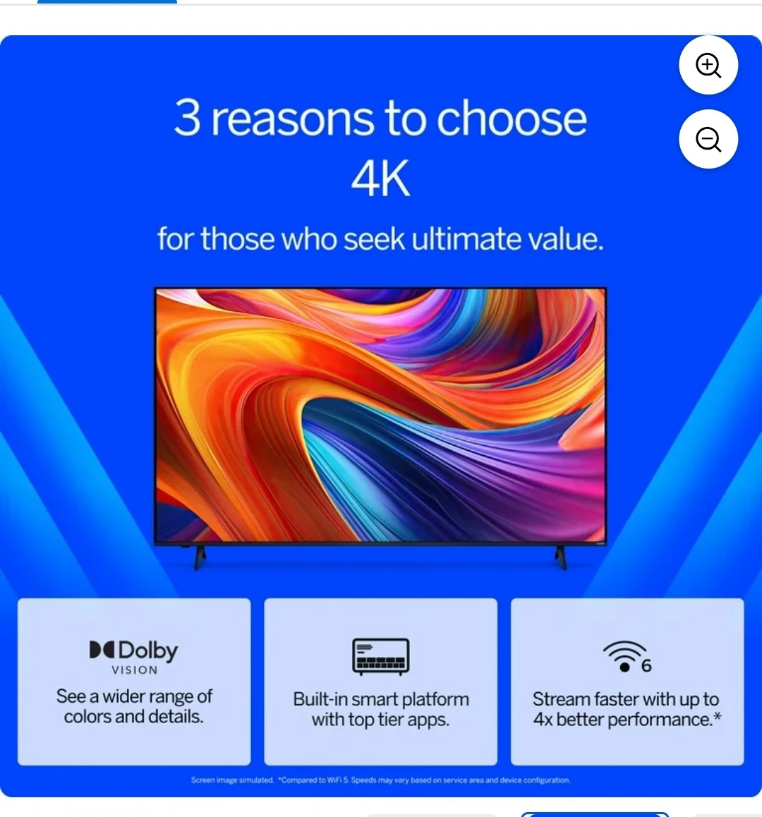 VIZIO 86 Inch 4K UHD LED Smart TV Bluetooth - photo 3