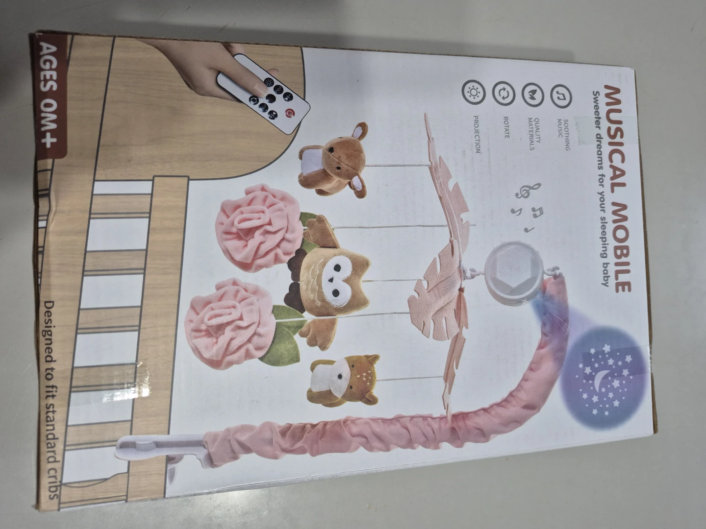 Musical Mobile for Crib Pink, New in Box! - photo 2