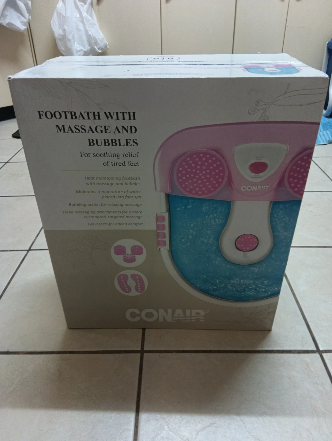 Conair Footbath with Massage and Bubbles - photo 2