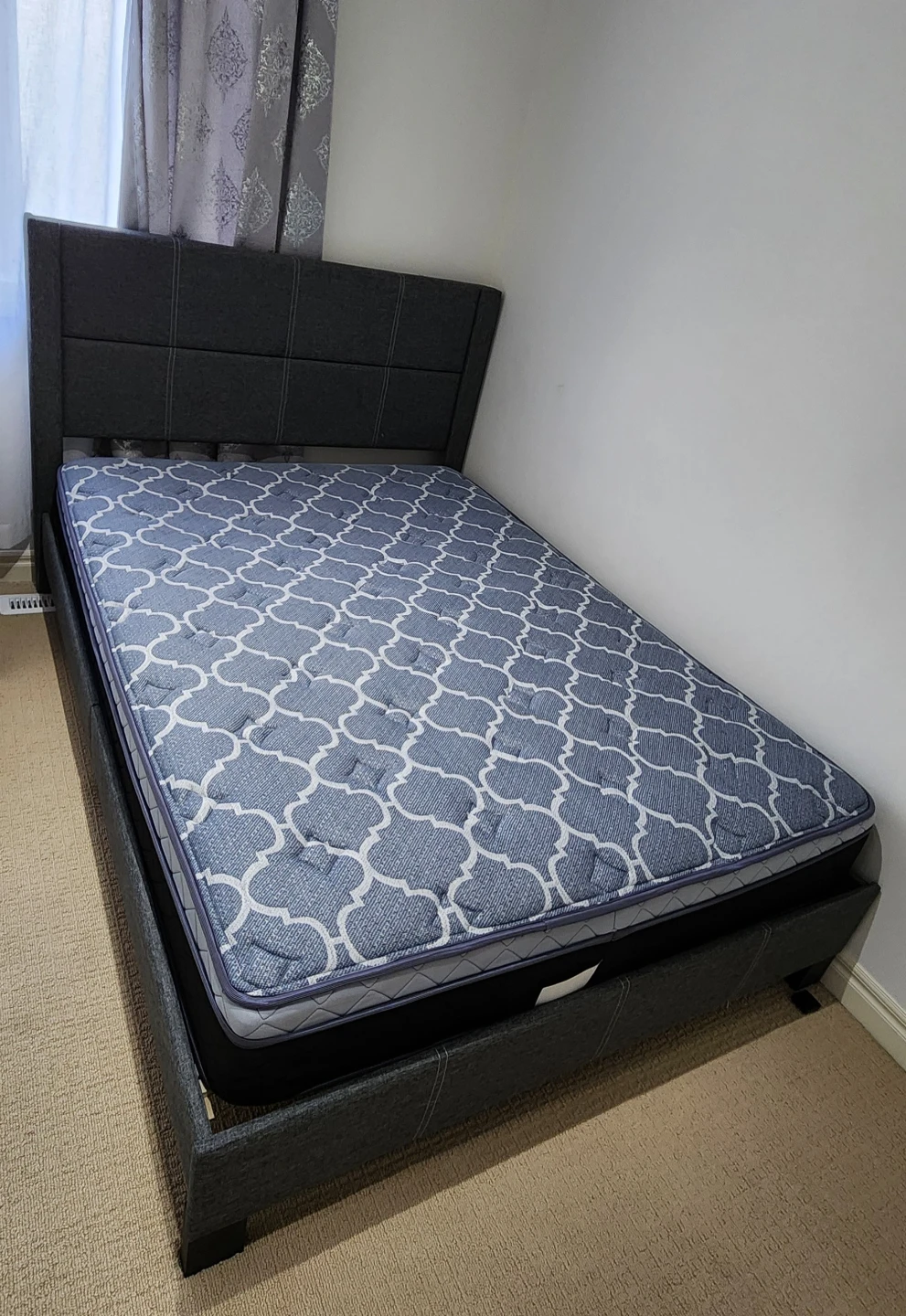 Double Size Bed Frame and Mattress brand new