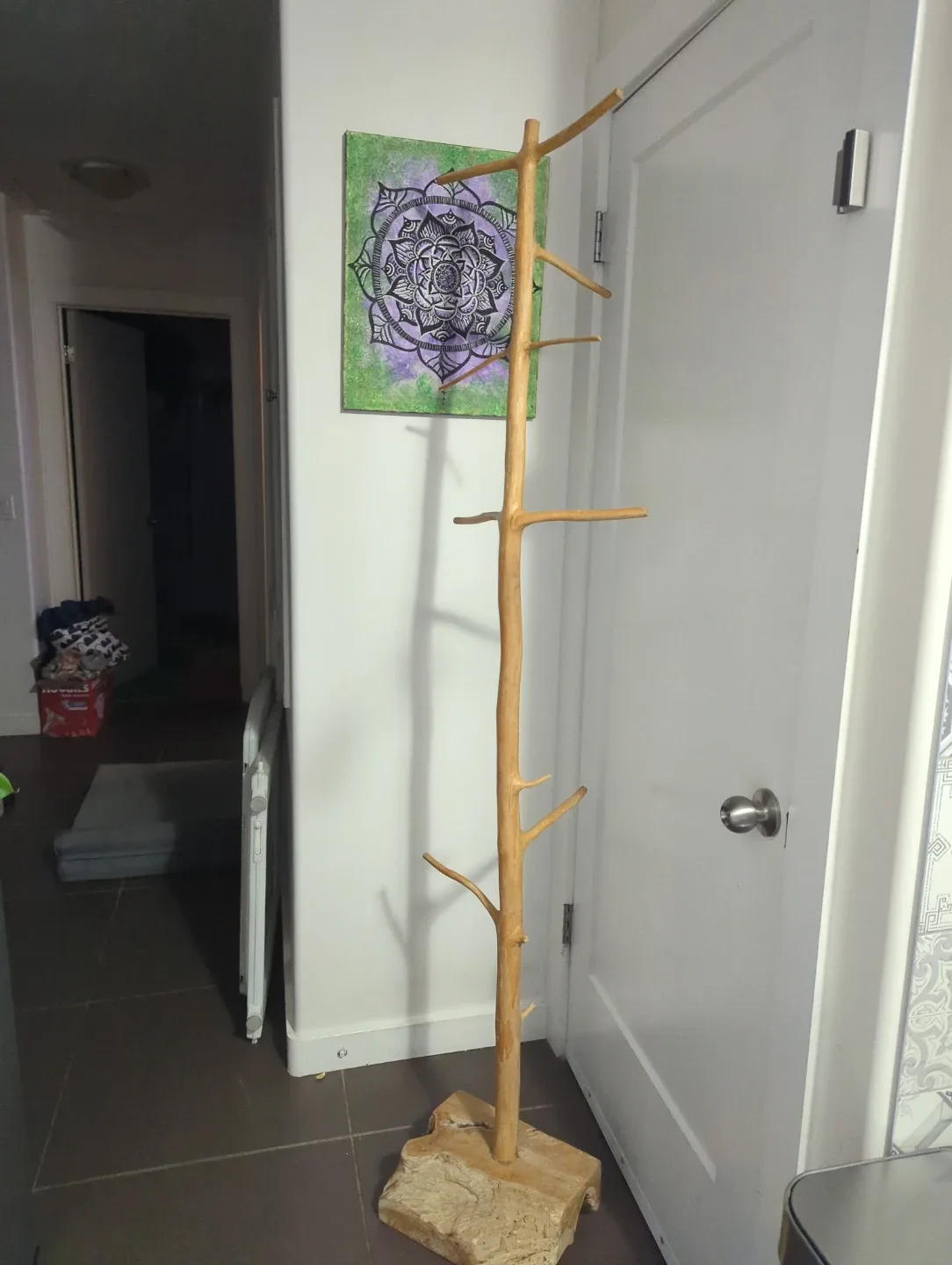 Wooden Coat Rack Stand