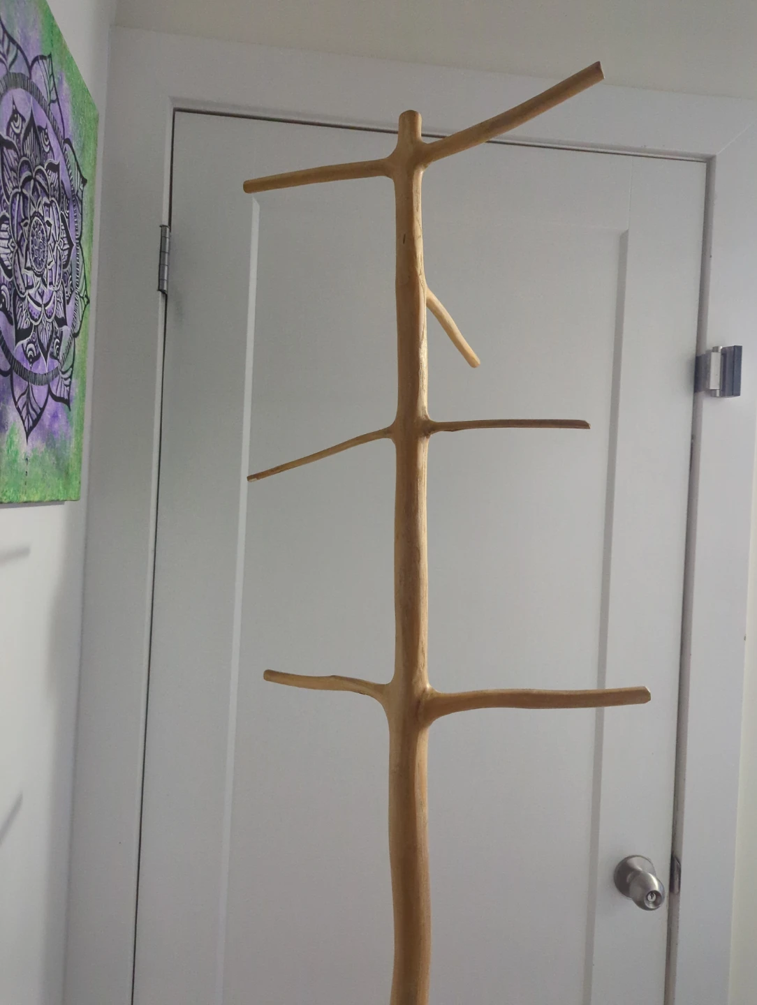 Wooden Coat Rack Stand - photo 3