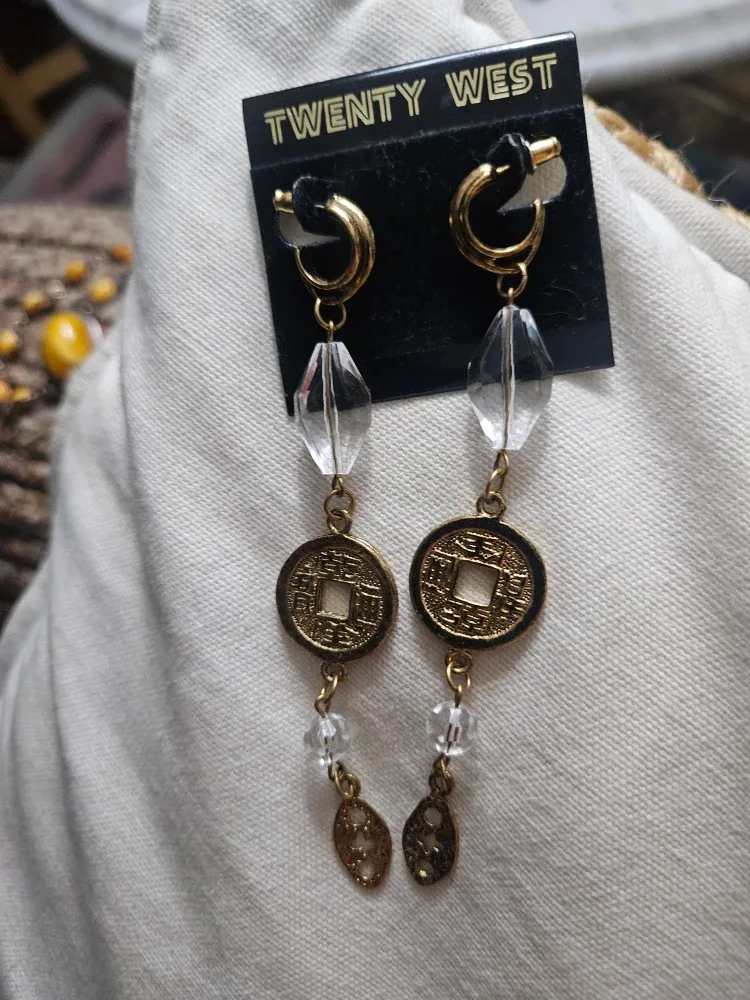 Twenty West Feng Shui Lucite  2-Dangle Earrings image indicator(2)