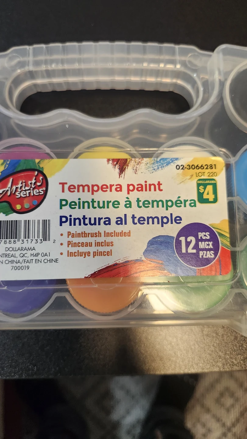 Artist's Series Tempera Paint Set - 12 Colours - photo 2