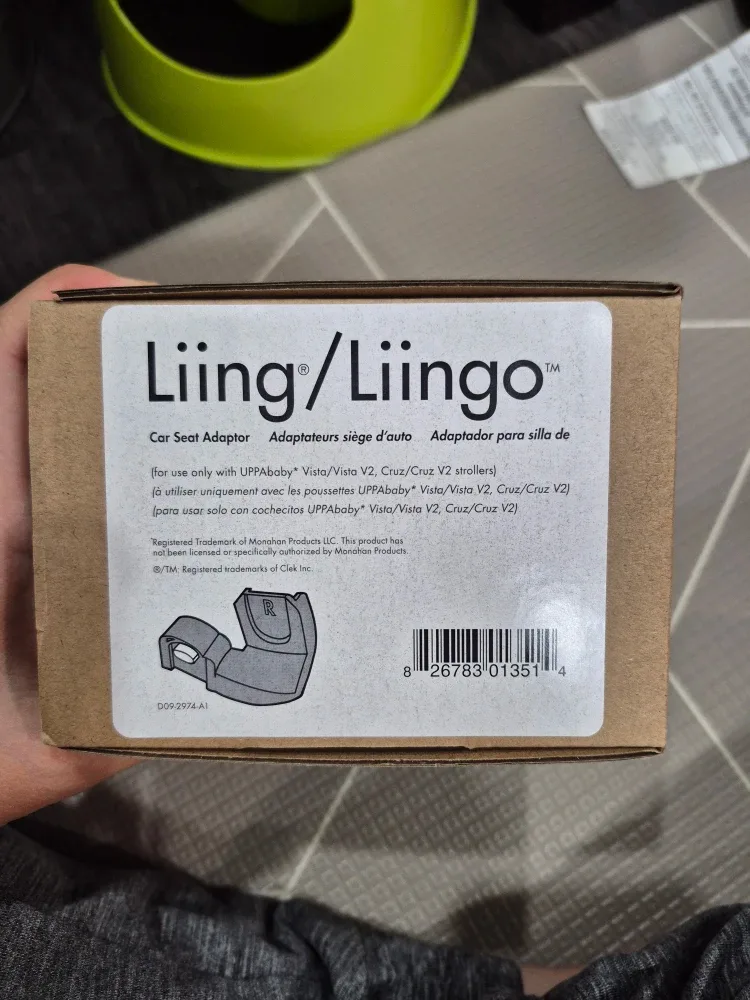 Clek UPPAbaby Vista/Cruz Car Seat Adapter - New in Box #Cleanout image indicator(2)