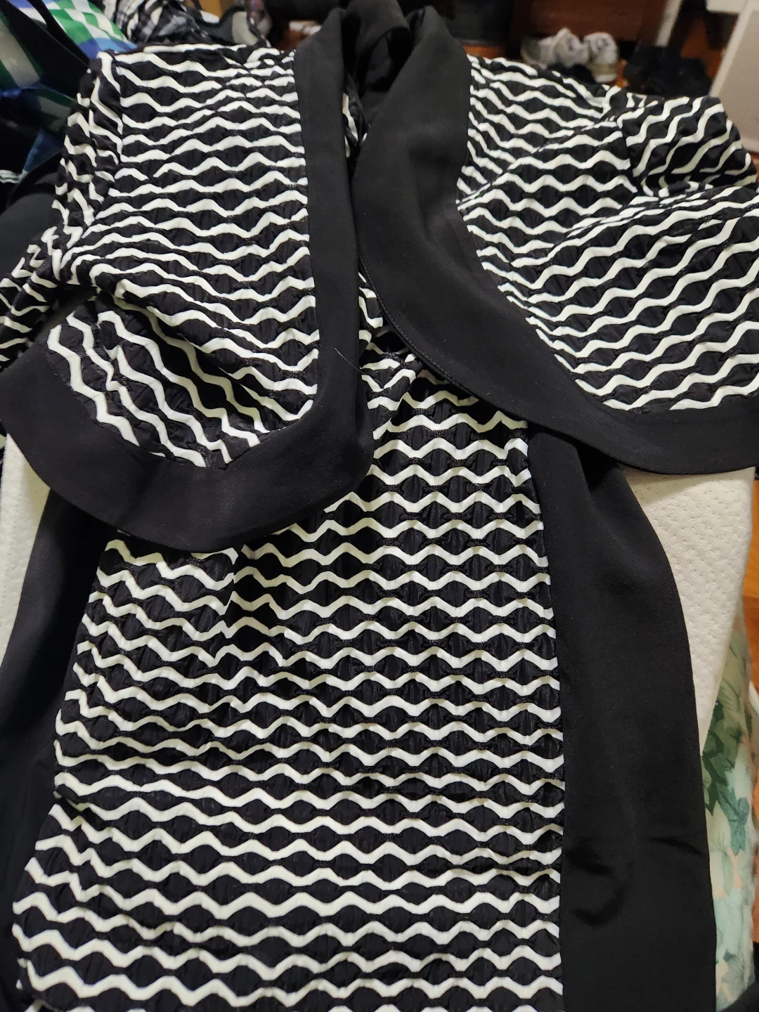 Black & White Patterned Jacket