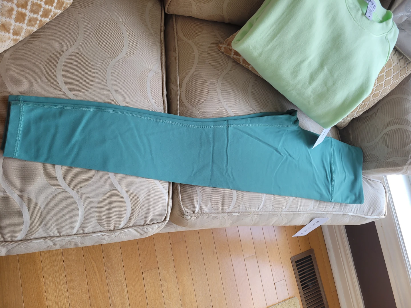 NWT Athleta Ultra High Rise Leggings + Matching Sweat Shirt - photo 2