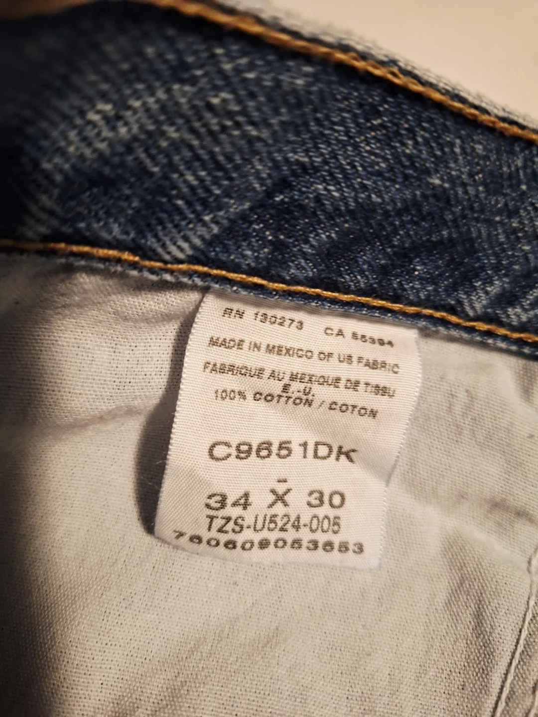 #Cleanout Wrangler Authentic Jeans, Size 34x30 image indicator(4)