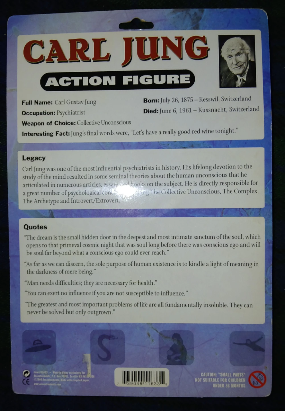 Carl Jung Action Figure - New in Box - photo 3