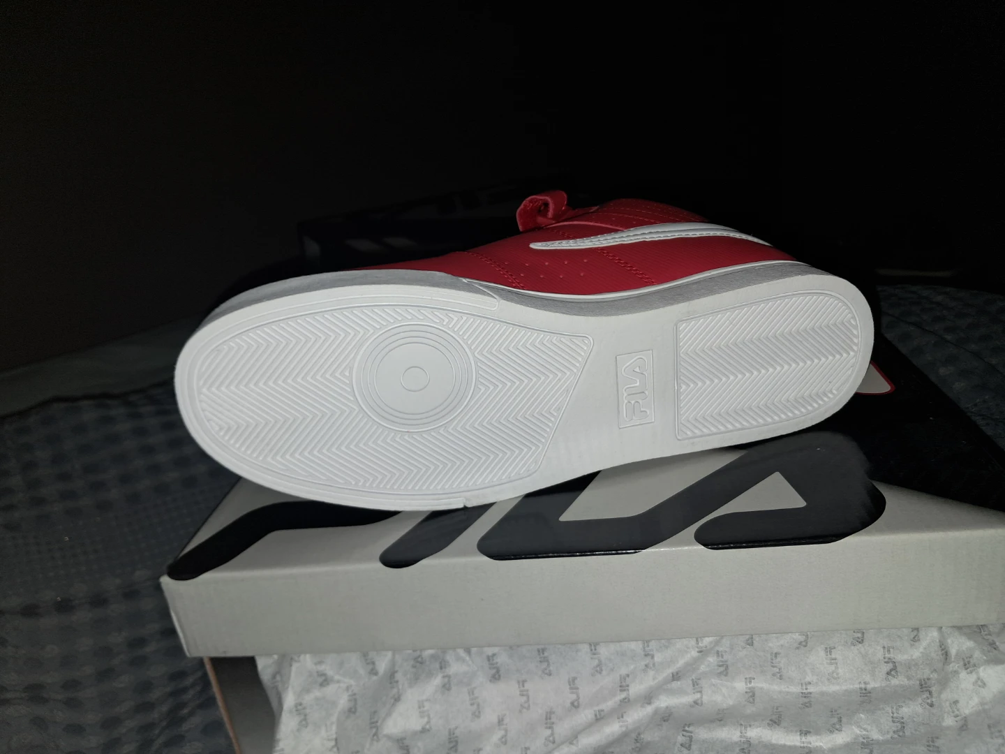 Fila F-13 Red/White High-Top Sneakers - photo 2
