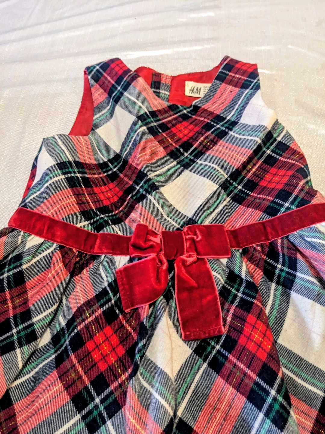 H&M Plaid Dress - Size 4-5Y - photo 2