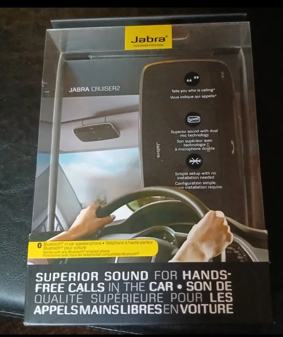 # Cleanout Jabra cruiser2 car  speakerphone