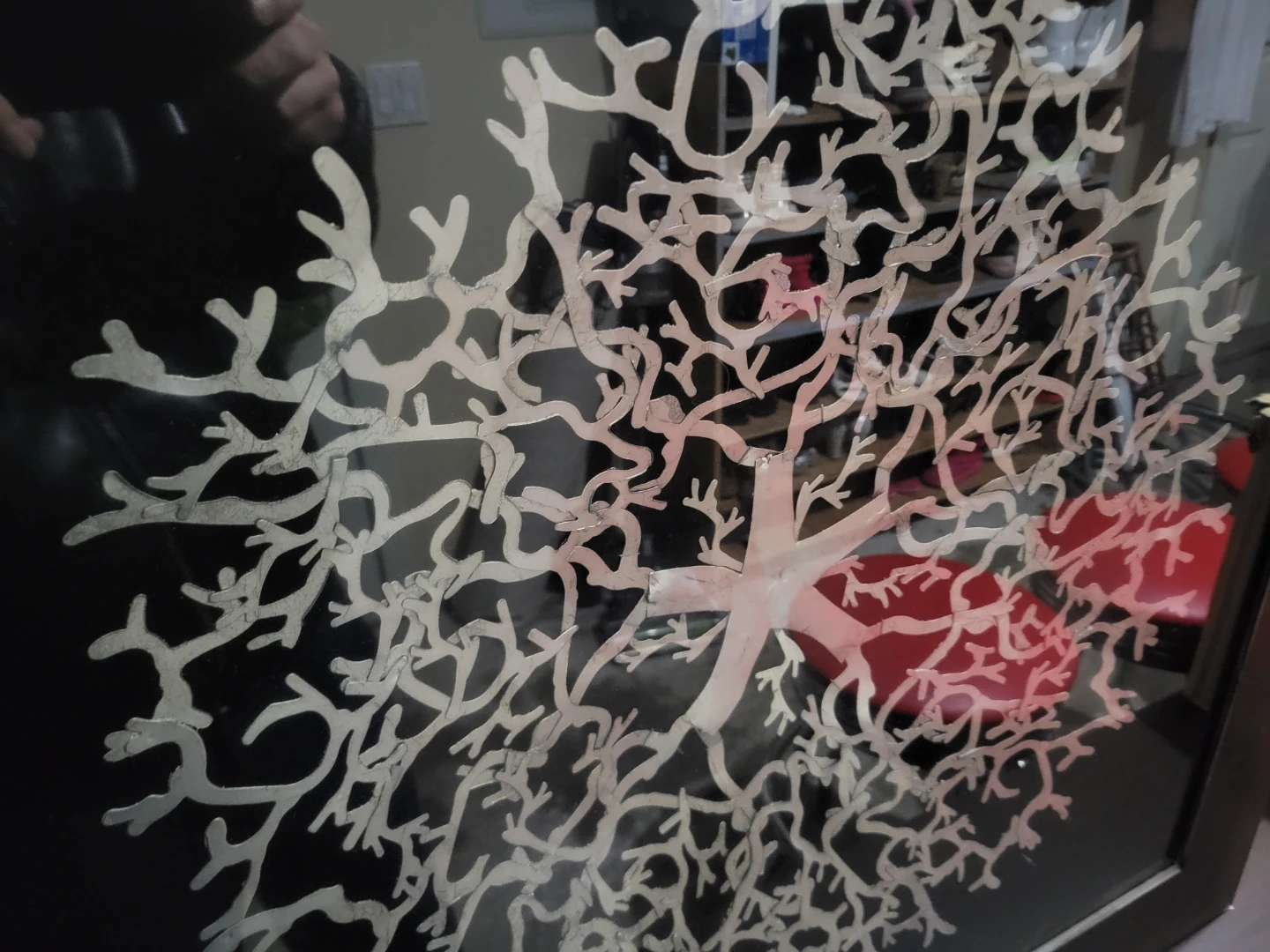 Coral Shadow Box Art - 35.5" x 35.5" - photo 4