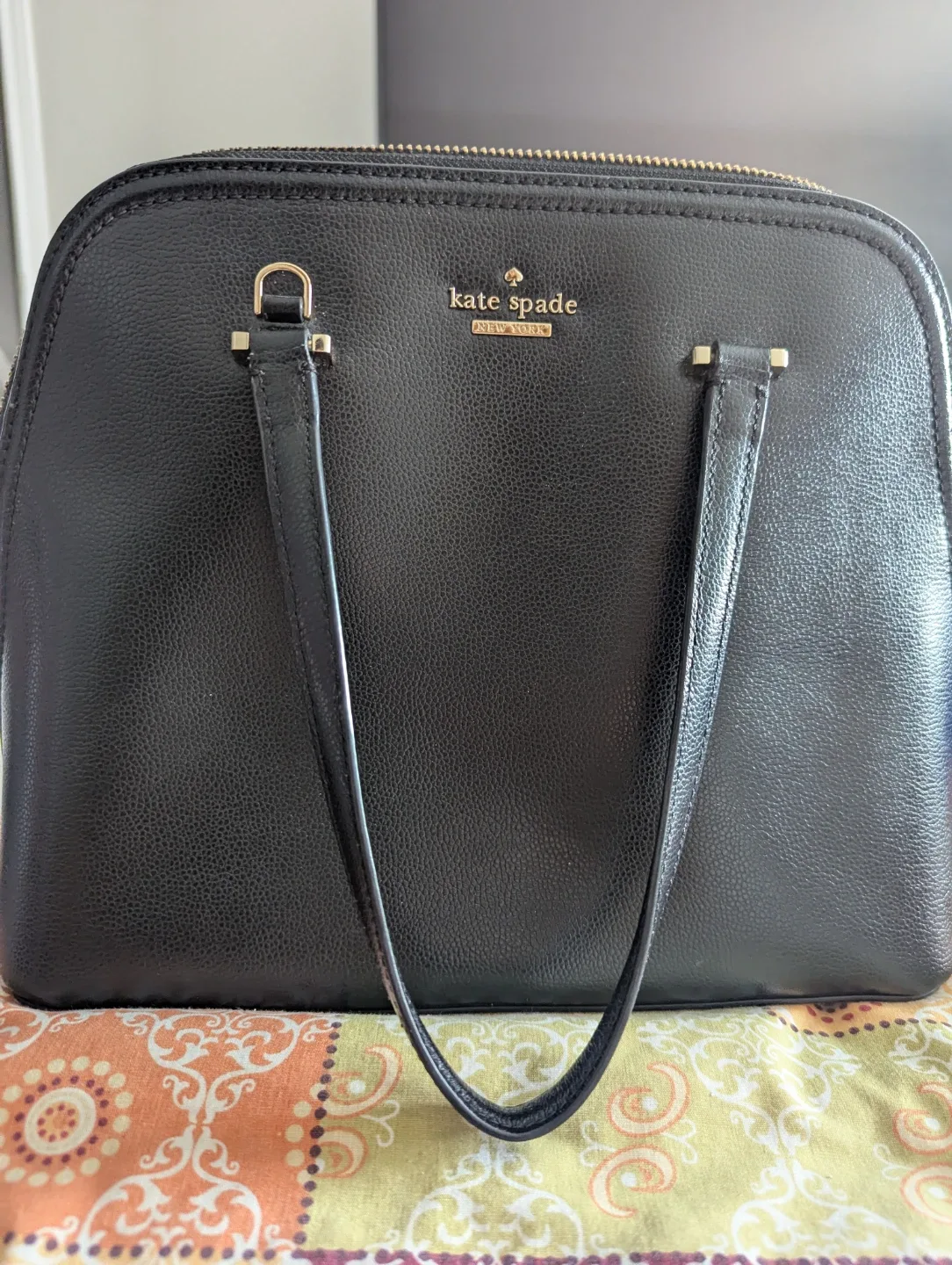 Kate Spade Black Leather Handbag