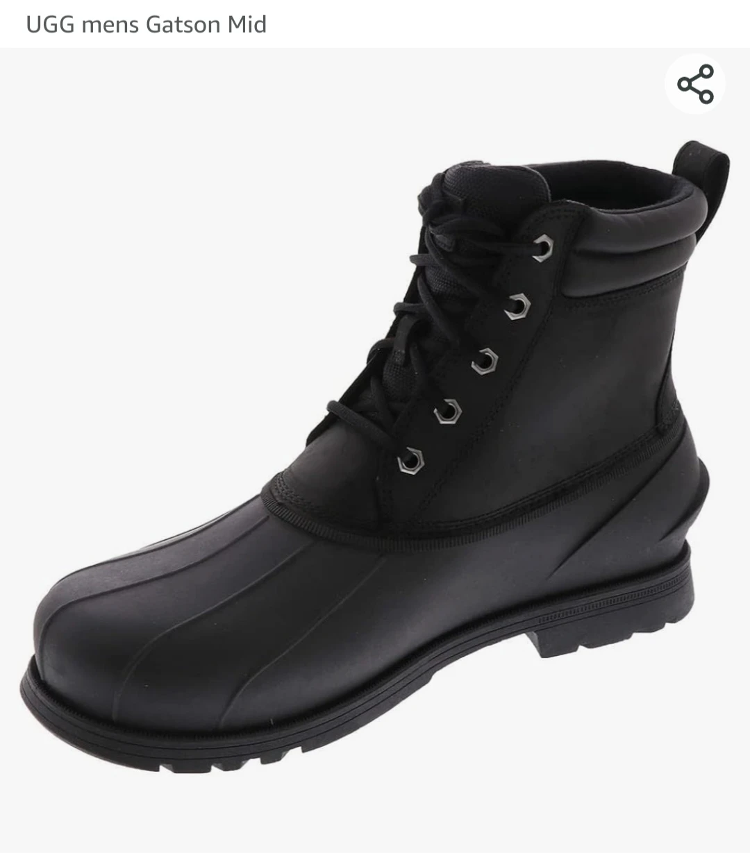 UGG Gatson Mid Men's Black Boots - photo 3