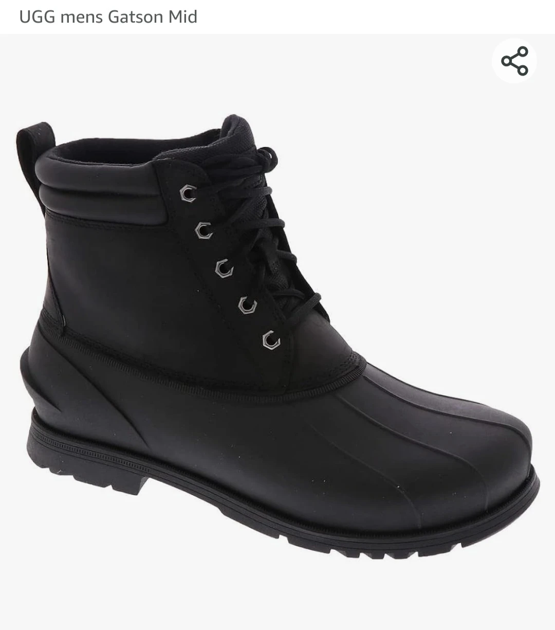 UGG Gatson Mid Men's Black Boots - photo 4