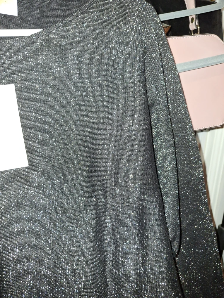 Michael Kors Black Glitter Sweater - Size M - photo 3