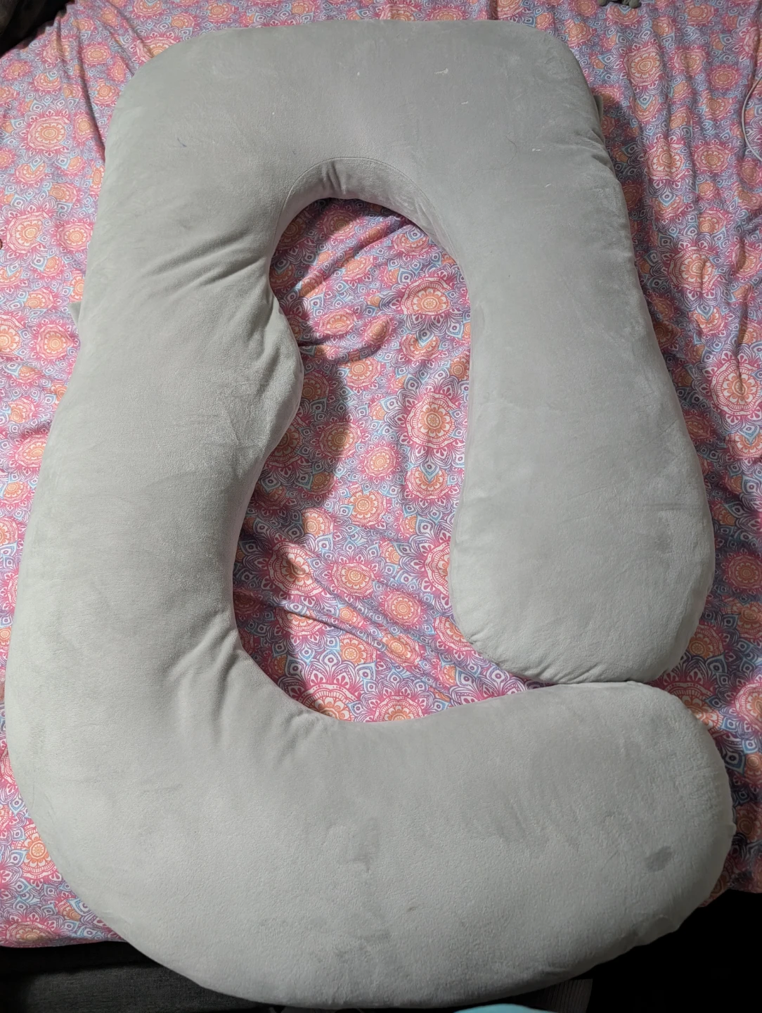 Grey Full Body Pregnancy Pillow - photo 2