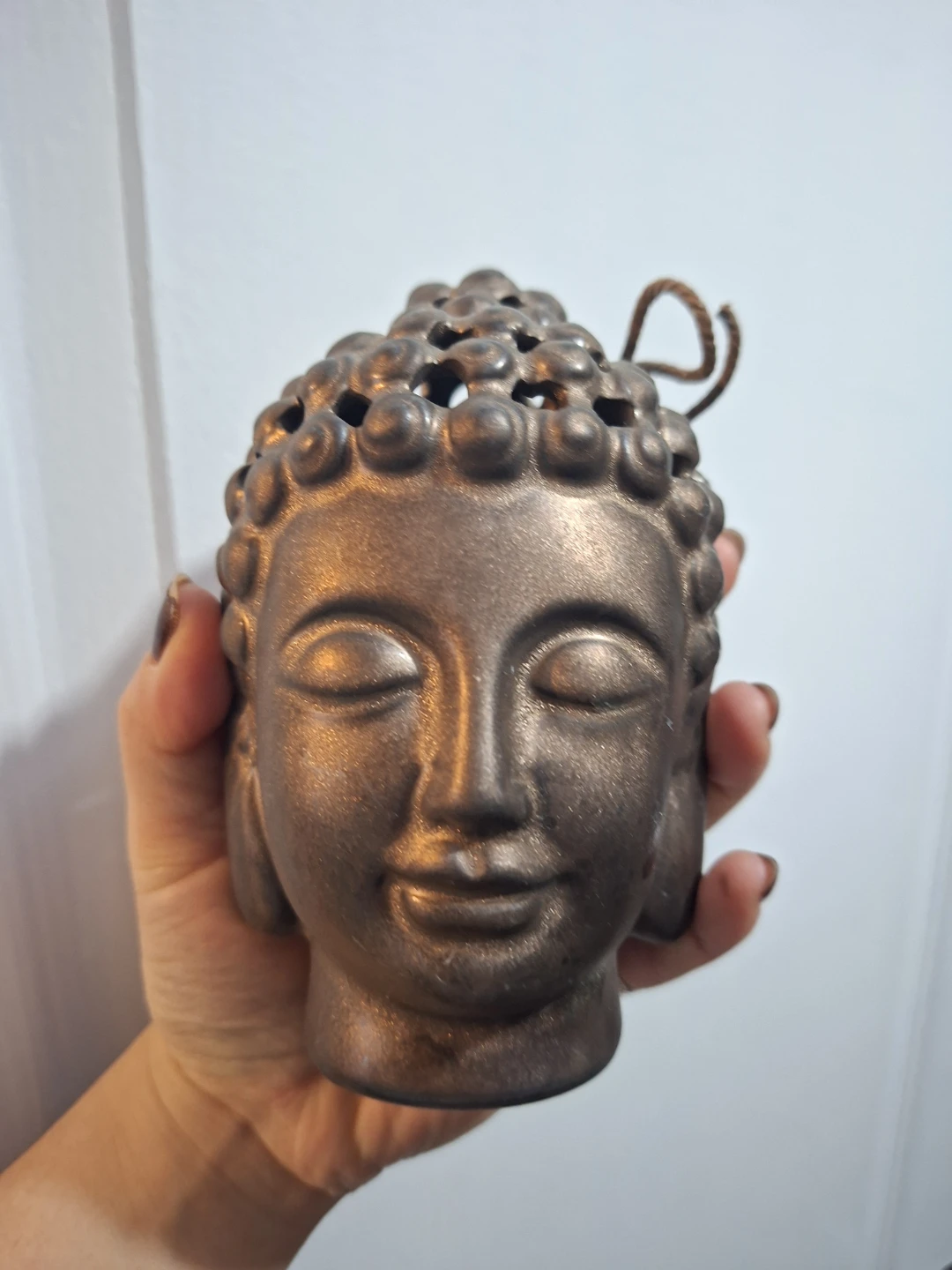 Bronze Tone Buddha Head
