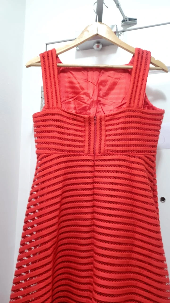 Red Sleeveless Maxi Dress - photo 4
