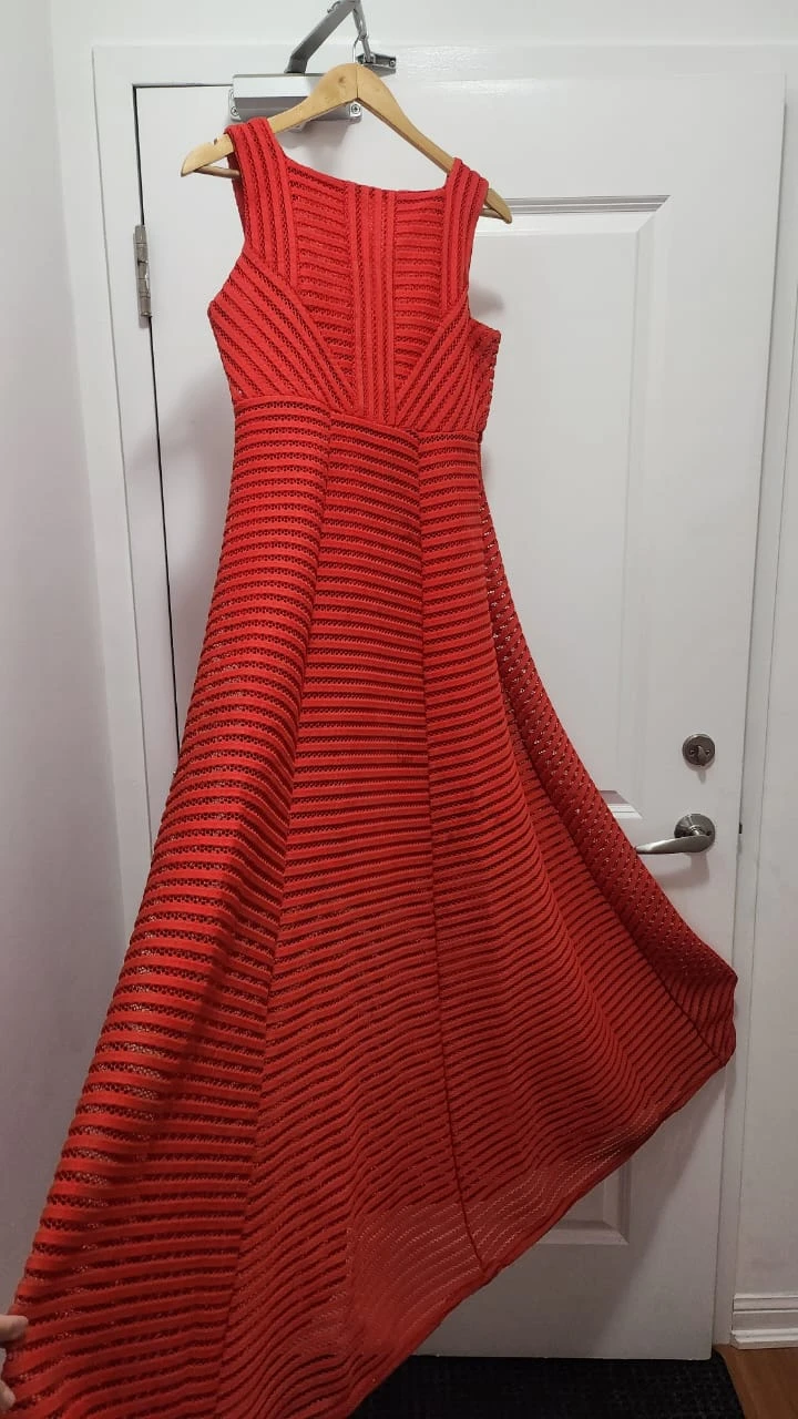 Red Sleeveless Maxi Dress - photo 5
