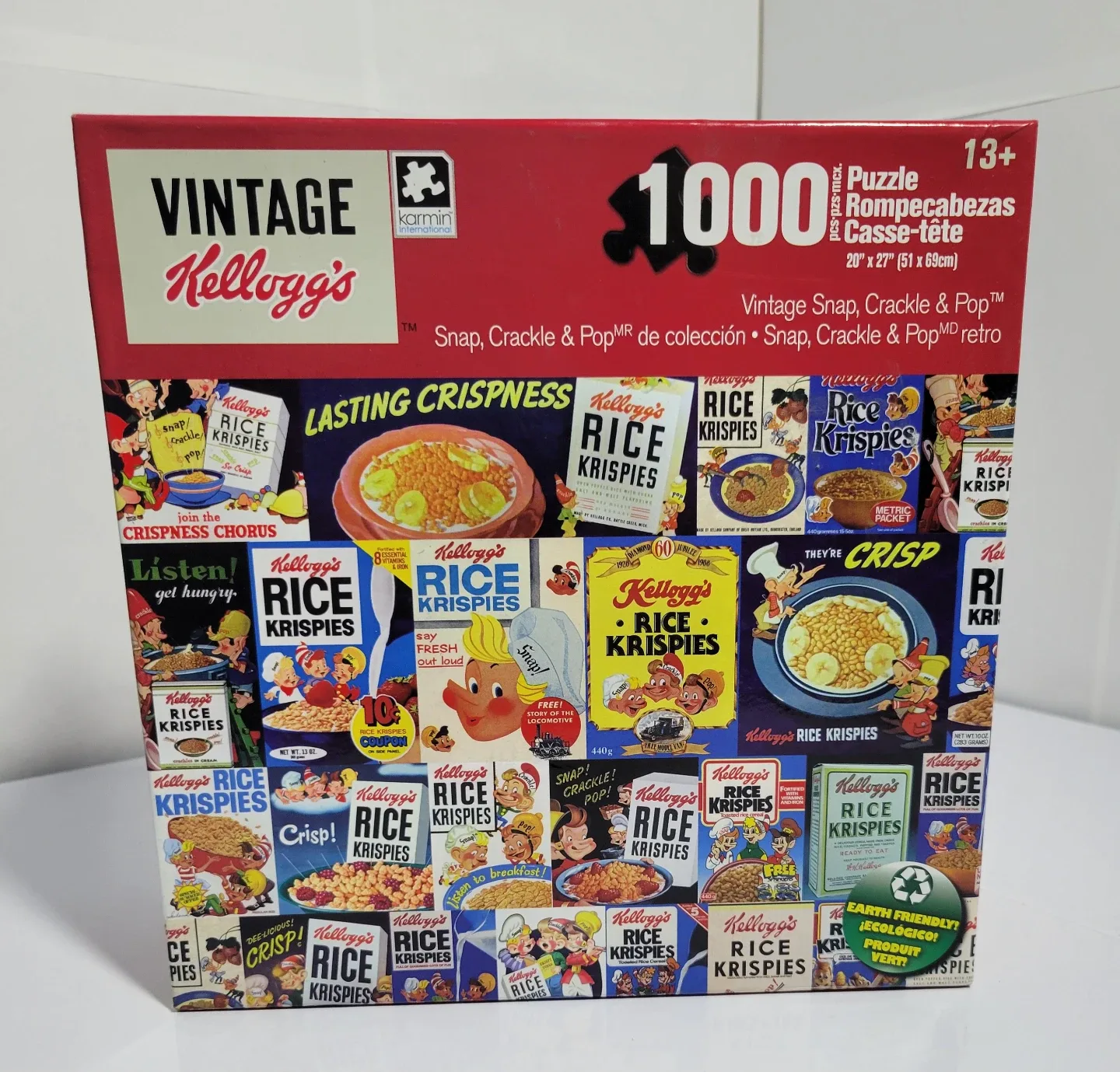 Vintage Kellogg's Rice Krispies 1000 Piece Puzzle