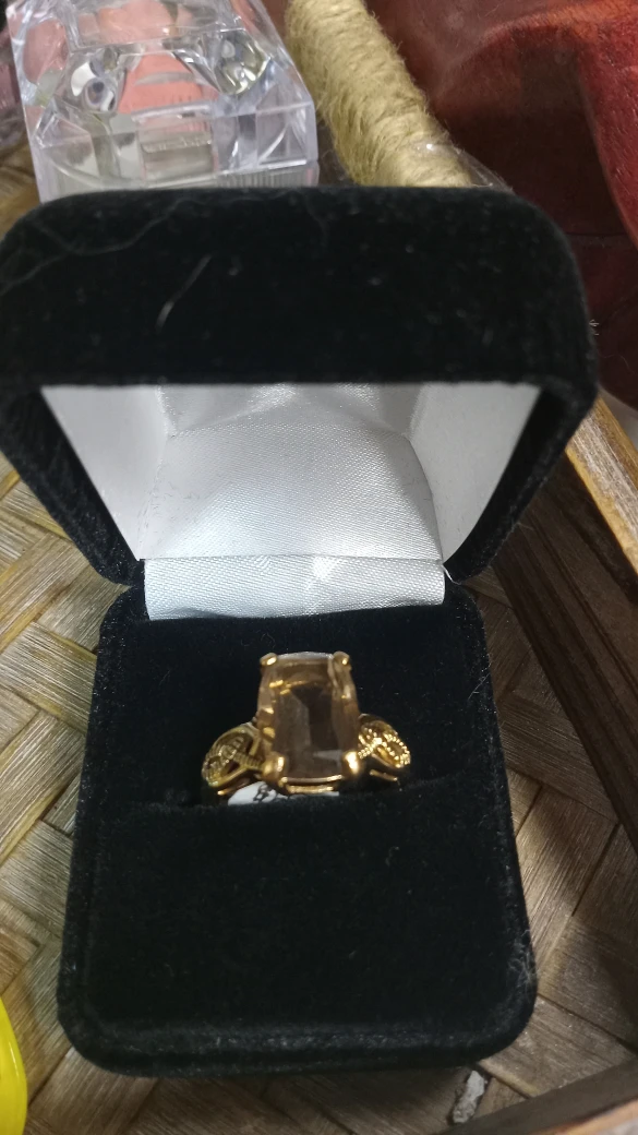 Pretty Smokey Quartz Ring